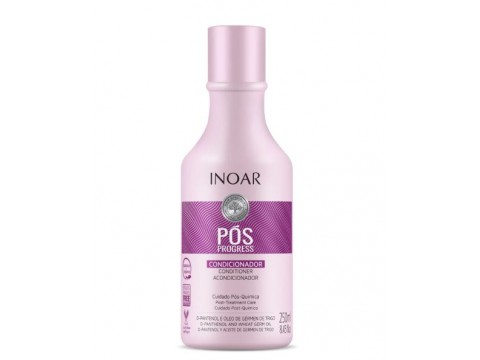 INOAR Pos Progress Conditioner - kondicionierius po tiesinimo keratinu procedūrų 250 ml